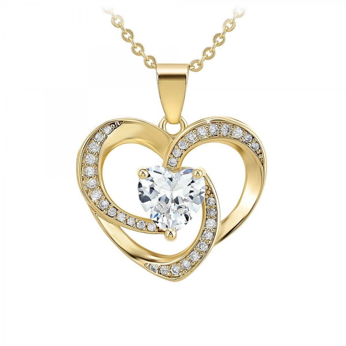 SC BOHEME Collier coeur SC Bohème orné de Zirconium