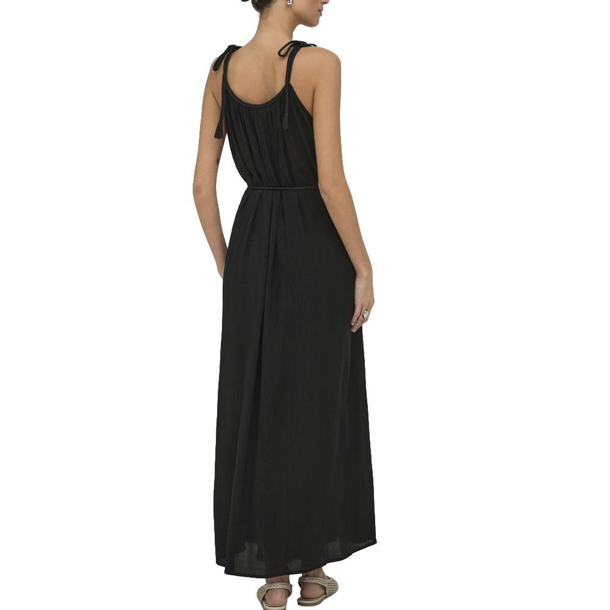 Voir la diapositive 2 : JACQUELINE DE YONG Robe Noire Femme JDY Liva Life