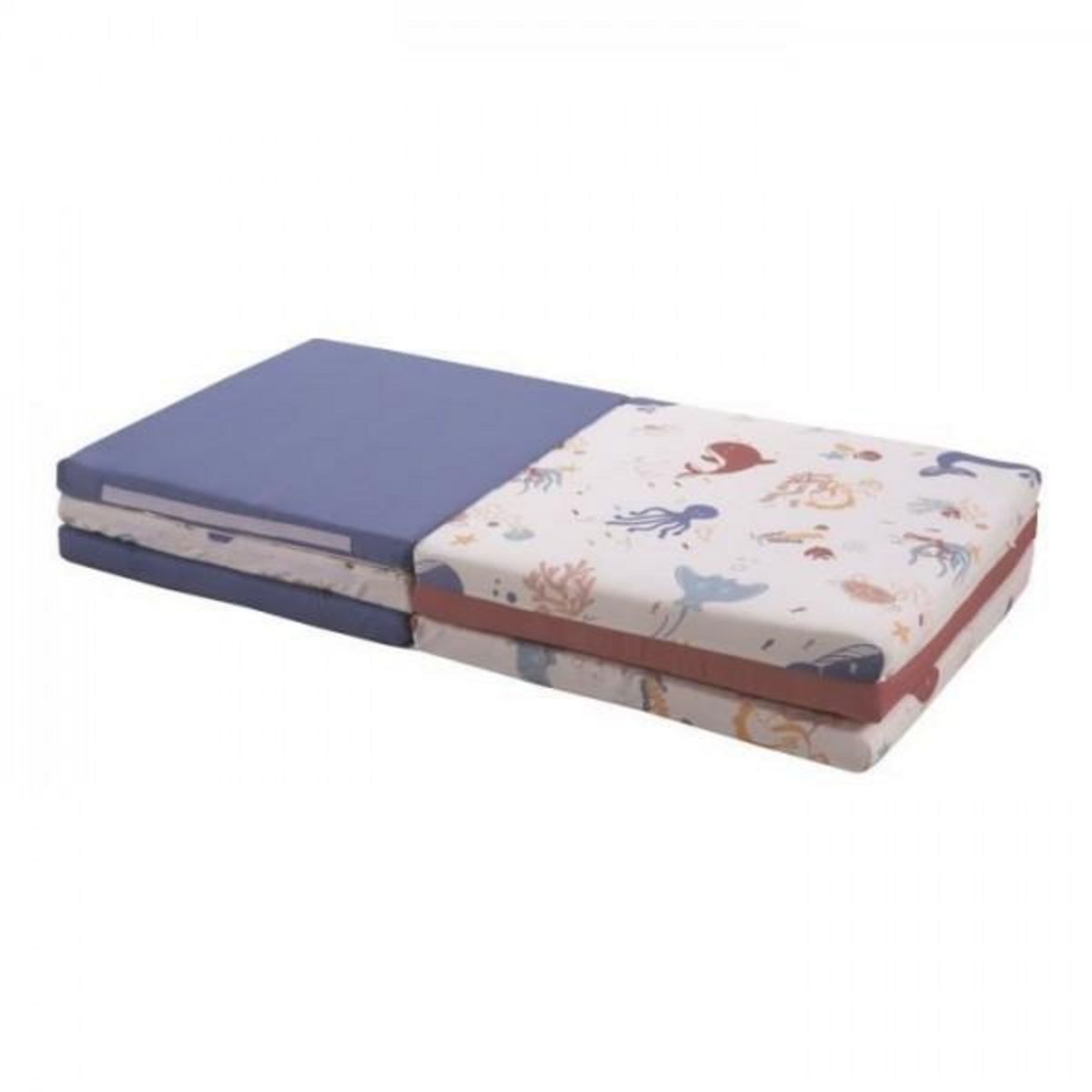 TINEO Maxi Tapis d'éveil Malin TINEO TRESORS DE L'OCEAN 5en1 - Tapis évolutif multifonction - 120x180x5 cm