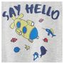 Voir la diapositive 3 : IN EXTENSO T-shirt manches courtes say hello  bébé garçon