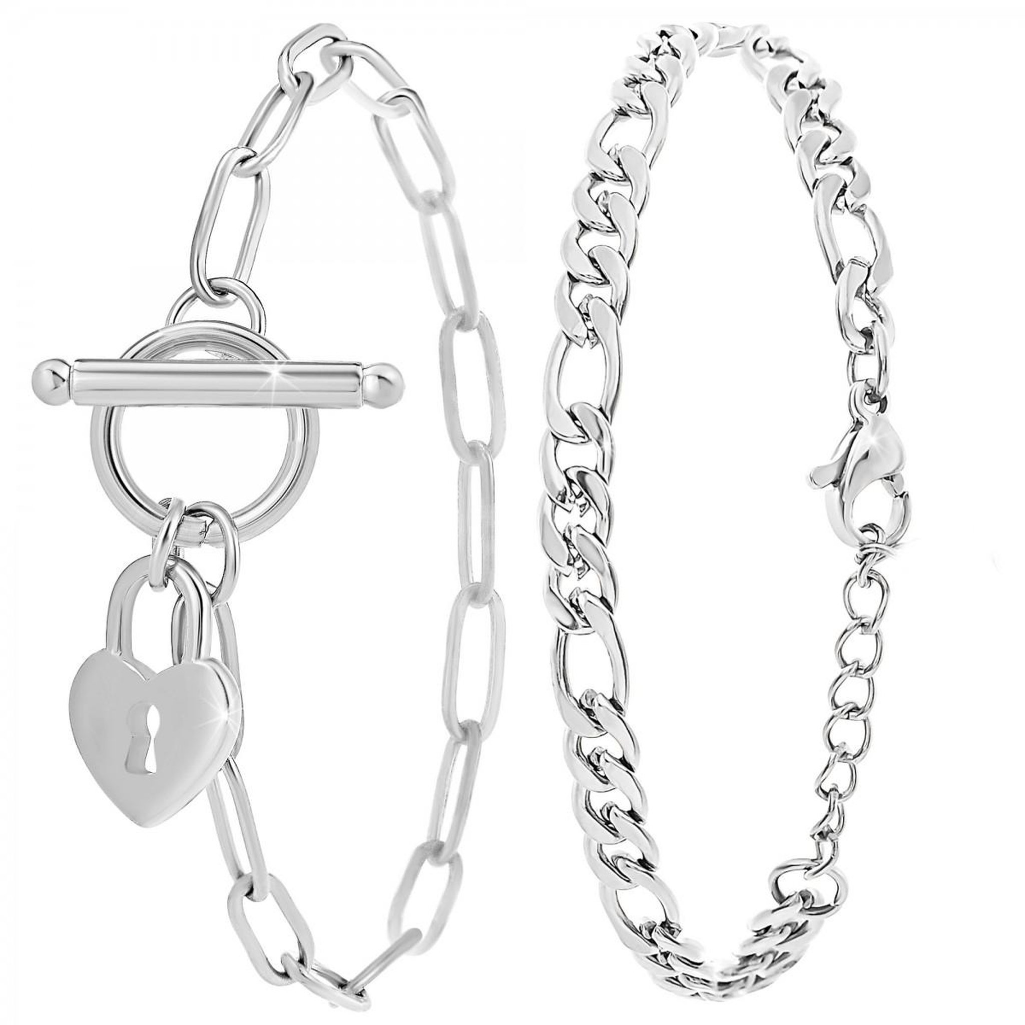 Voir la diapositive 1 : SC CRYSTAL Lot de 2 bracelets par SC Crystal