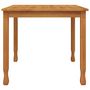 Voir la diapositive 3 : VIDAXL Table a dîner de jardin 85x85x75 cm Bois massif de teck