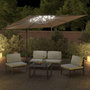 Voir la diapositive 3 : VIDAXL Parasol cantilever a LED Taupe 400x300 cm