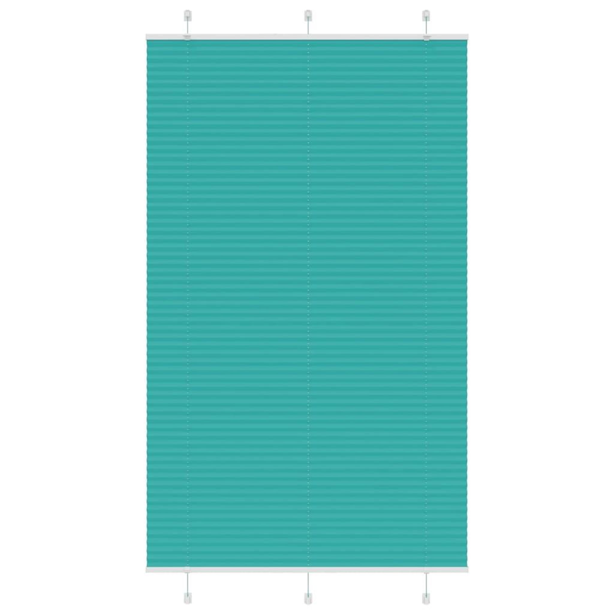 VIDAXL Store plisse vert petrole 115x200cm largeur du tissu 114,4cm