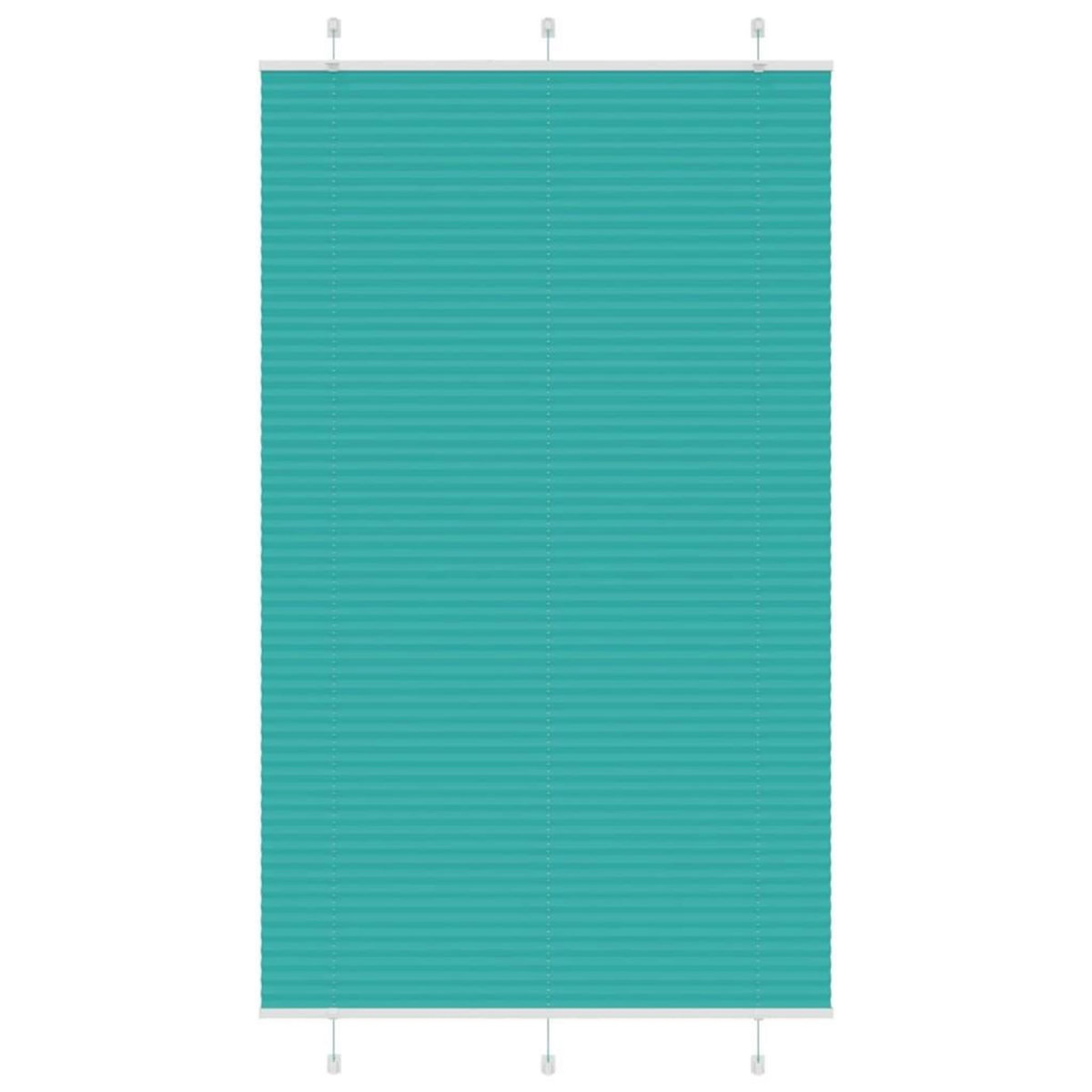 VIDAXL Store plisse vert petrole 115x200cm largeur du tissu 114,4cm