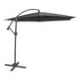Voir la diapositive 2 : GARDENSTAR Parasol déporté Octogonale  - Aluminium et polyester - 3x4m - Gris