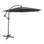 Voir la diapositive 2 : GARDENSTAR Parasol déporté Octogonale  - Aluminium et polyester - 3x4m - Gris