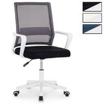IDIMEX Chaise de bureau PERTH. Coloris disponibles : Gris, Noir