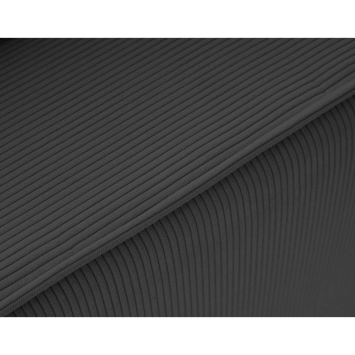 LISA DESIGN Albane - fauteuil en velours côtelé pieds bois foncé