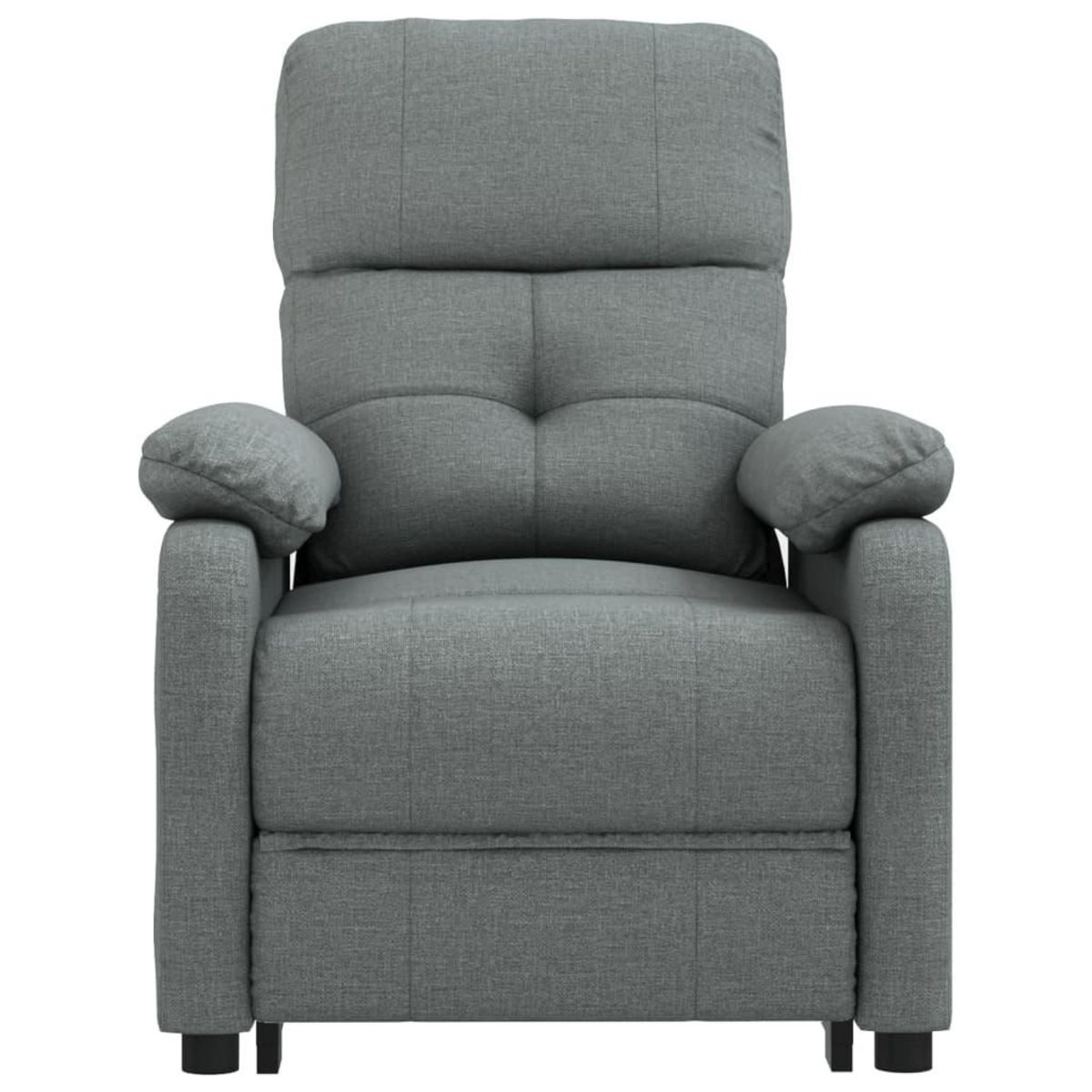 VIDAXL Fauteuil inclinable electrique Gris fonce Tissu