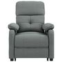 Voir la diapositive 4 : VIDAXL Fauteuil inclinable electrique Gris fonce Tissu