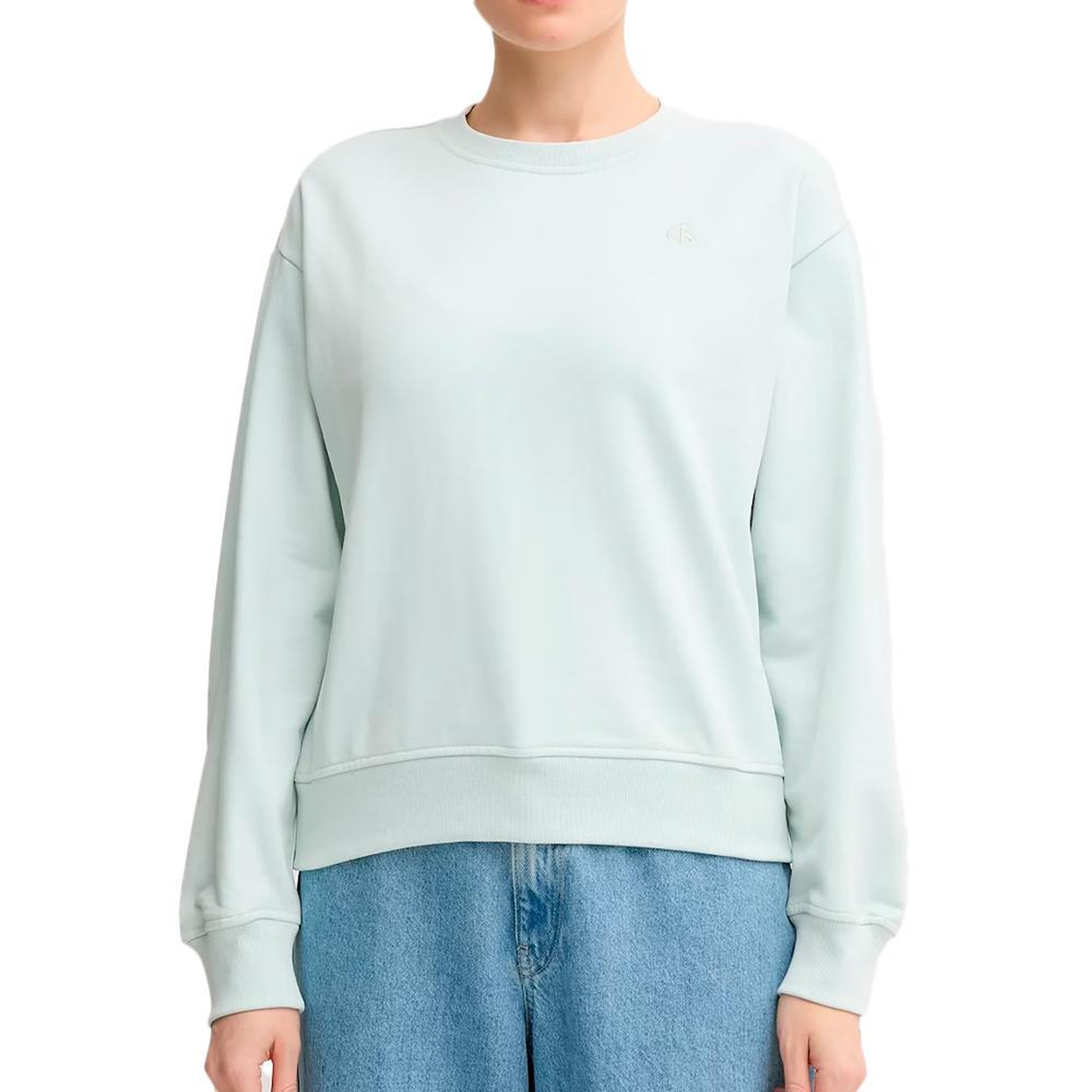 Voir la diapositive 1 : CALVIN KLEIN JEANS Sweat  Femme Calvin Klein Jeans Archive Logo Fren