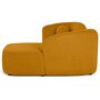 Voir la diapositive 4 : LISA DESIGN Charles - canapé d'angle droit 4 places en velours texturé