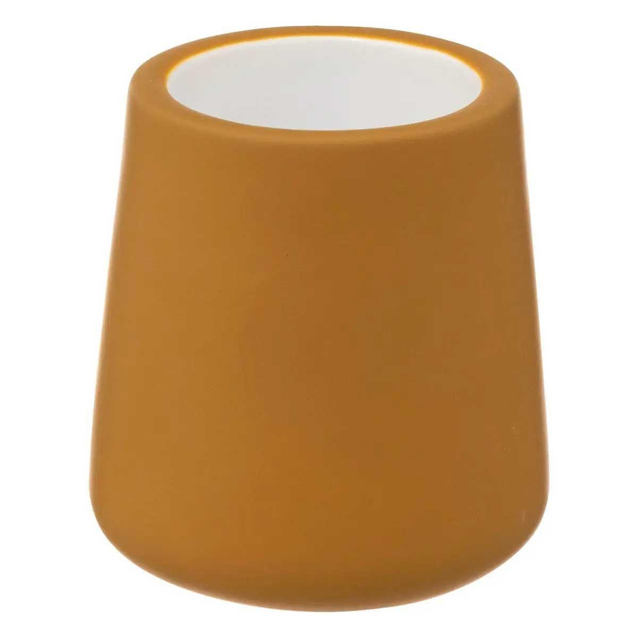 Voir la diapositive 3 : FIVE Brosse wc design  cocon  40cm marron tabac