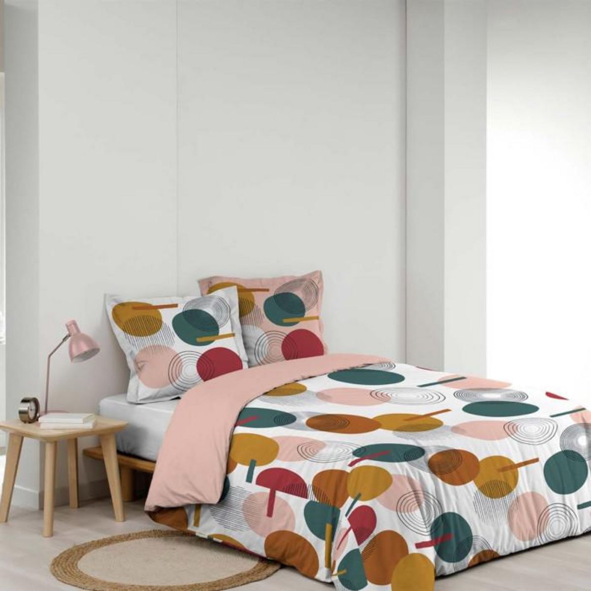 Paris Prix Parure de Lit 3 Pièces  Rollipop  240x220cm Multicolore