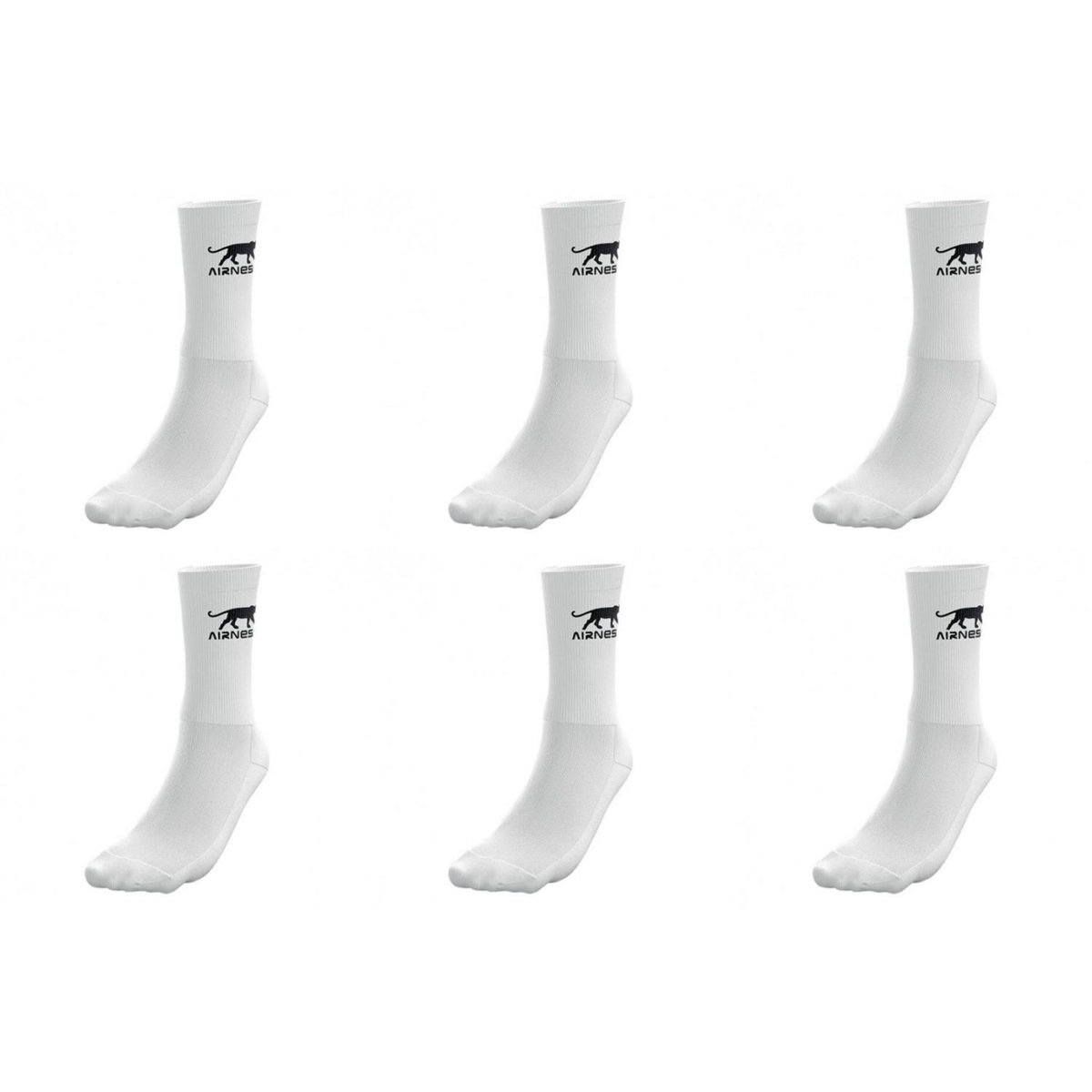 Airness AIRNESS Lot de 6 paires de tennis homme Logo sur tige Corporate