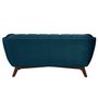 Voir la diapositive 5 : Rendez vous déco Canapé 3 places en velours vert foncé - Mona