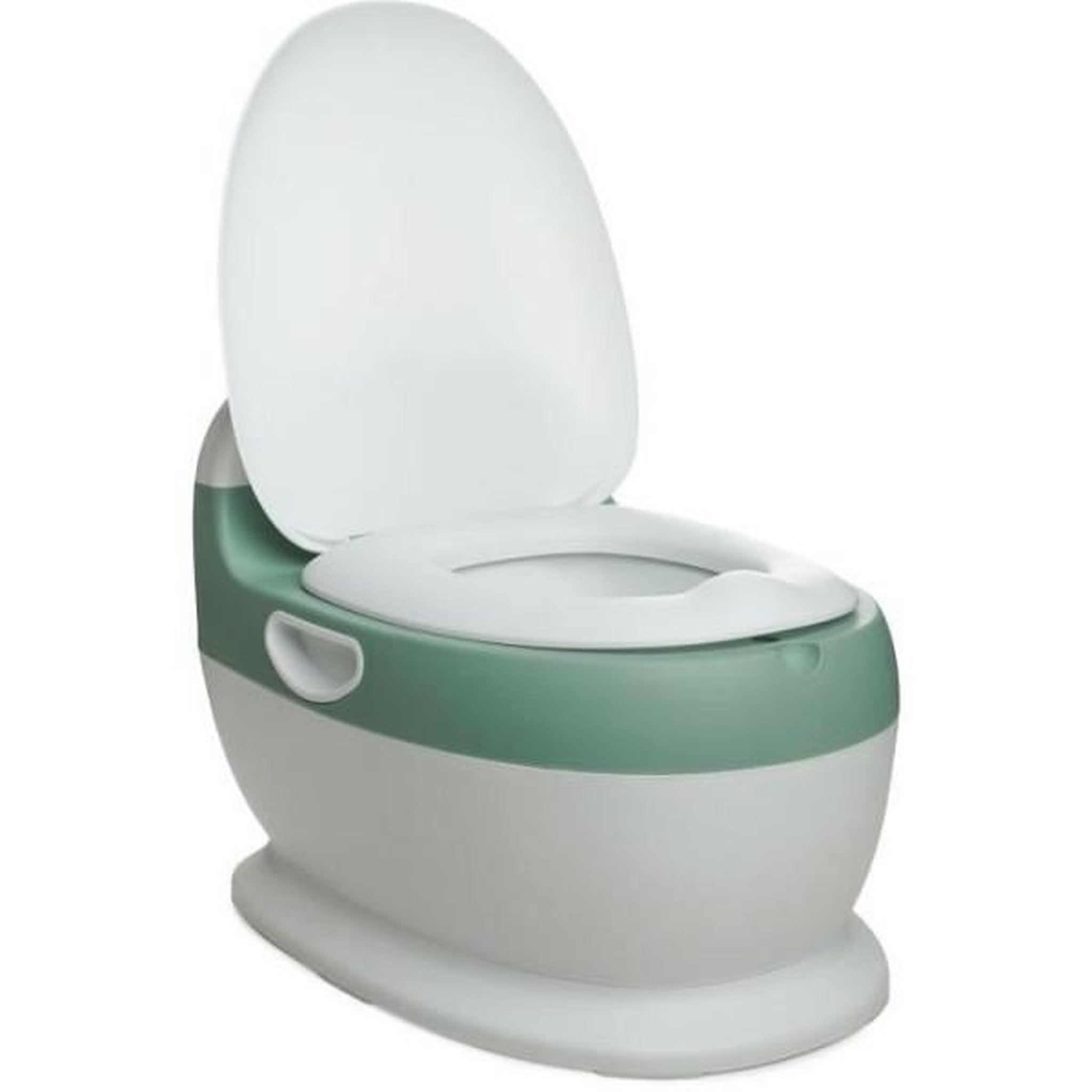 Voir la diapositive 2 : THERMOBABY Mini toilette - THERMOBABY - Vert Sauge - Confortable avec bruit de chasse d'eau