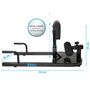 Voir la diapositive 3 : SPARRAW Squat Machine CITIUS Appareil de musculation multifonction 94 x 50 x 50 cm - Dossier réglable en hauteur - Charge max 120kg