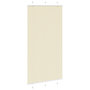 Voir la diapositive 3 : VIDAXL Store plisse creme 110x200cm largeur du tissu 109,4cm polyester