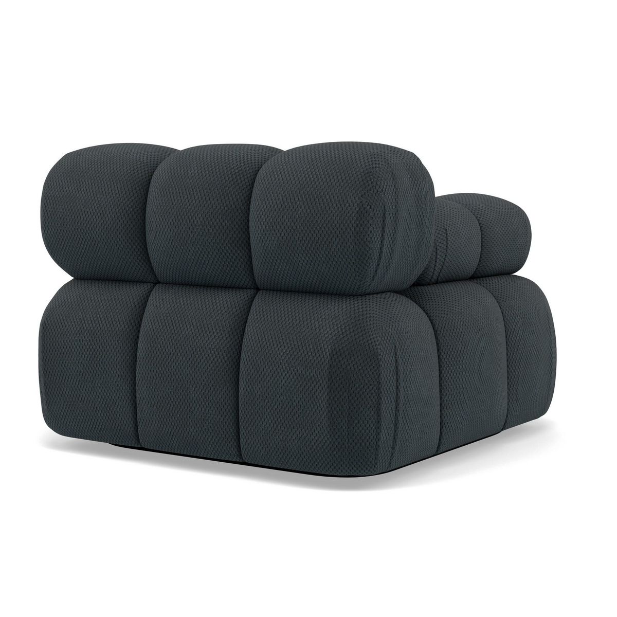 LISA DESIGN Ruby - module d'assise gauche en velours texturé