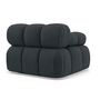 Voir la diapositive 4 : LISA DESIGN Ruby - module d'assise gauche en velours texturé