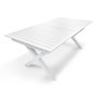 Voir la diapositive 1 : Paris Prix Table de Jardin Extensible  Floride  180-240cm Blanc