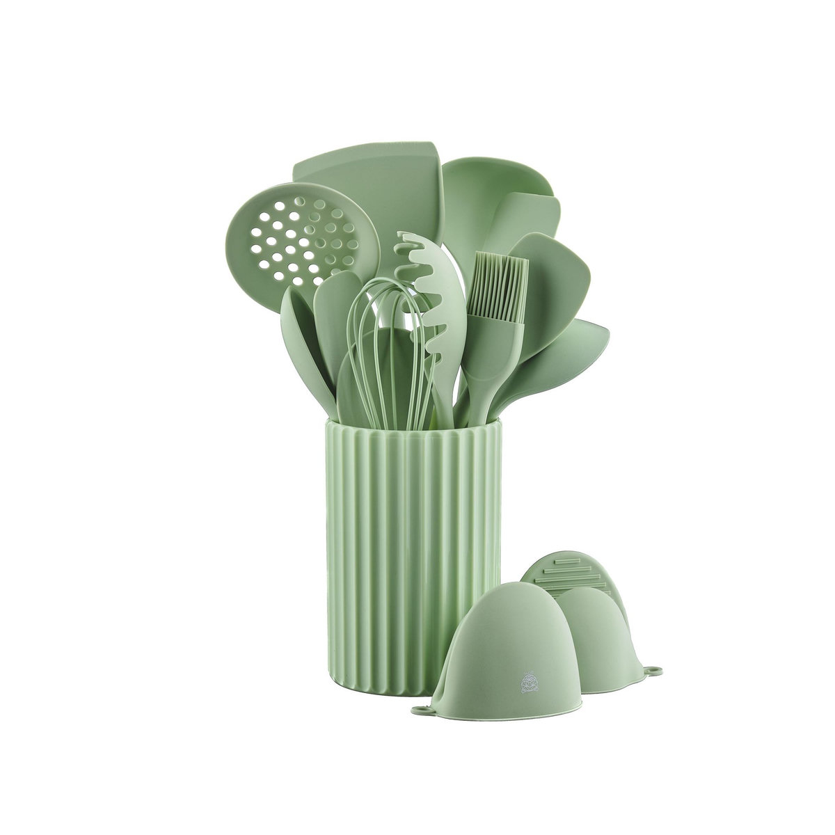 BJORN Set d'ustensiles de cuisine en silicone IVAR - 15 pièces