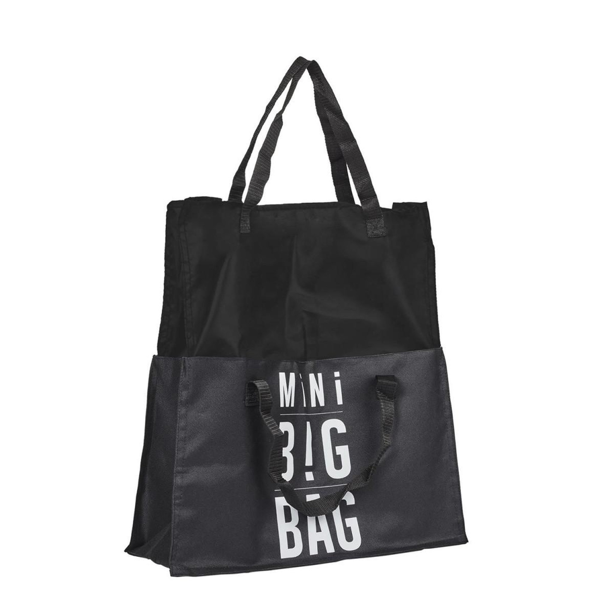Voir la diapositive 2 : Entre temps Sac de Shopping  Extensible  42cm Noir