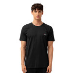 FILA T-shirt homme uni 100% coton Fila. Coloris disponibles : Noir