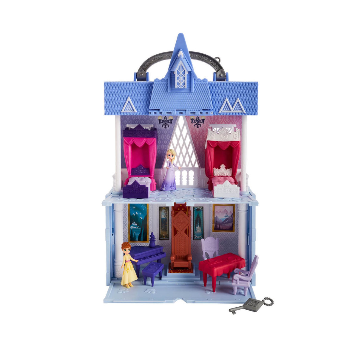 HASBRO Pop Adventures - Coffret château d'Arendelle avec figurines Anna et Elsa et accessoires - La reine des neiges 2
