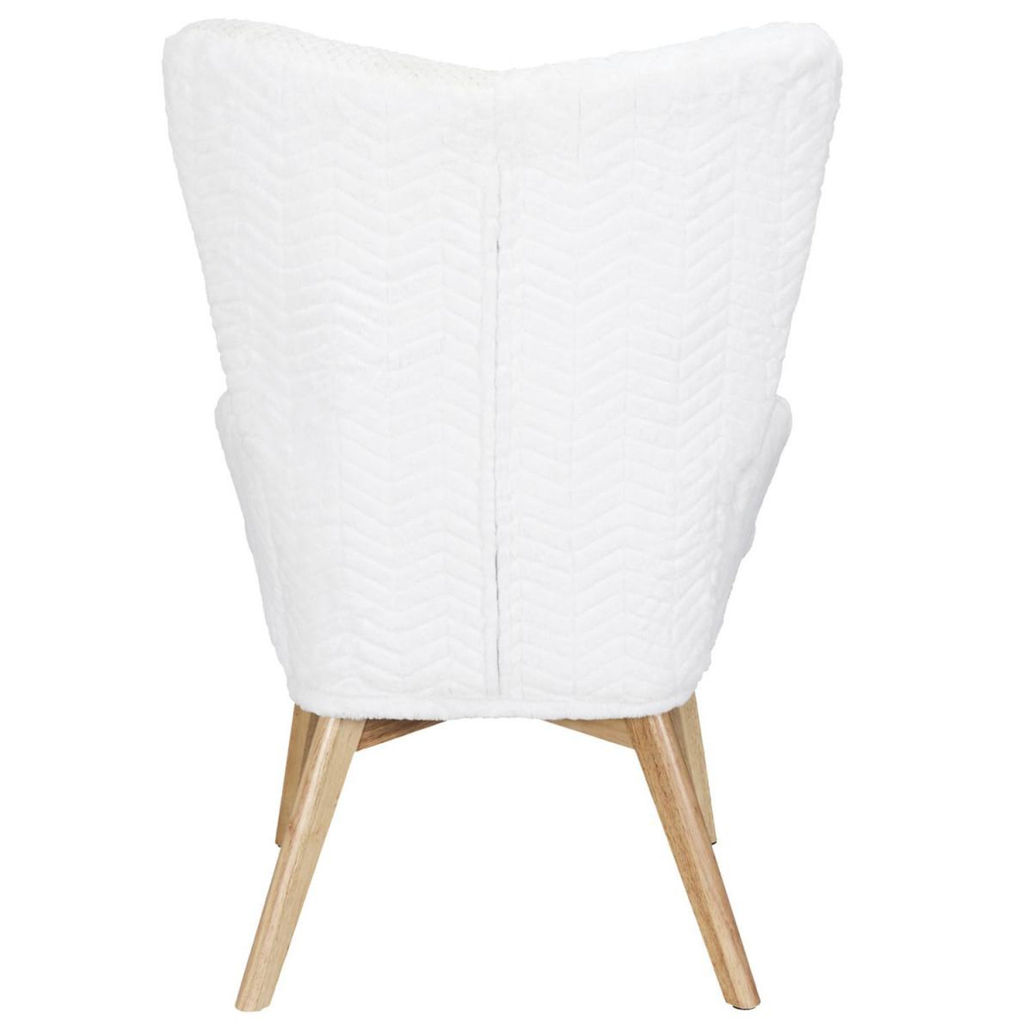 Voir la diapositive 5 : The Home Deco Factory Fauteuil patchwork  helsinki  100cm blanc