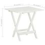 Voir la diapositive 6 : VIDAXL Table de bistro Blanc 46x46x47 cm Bois d'acacia massif
