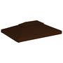 Voir la diapositive 2 : VIDAXL Toile superieure double de belvedere 310 g/m^2 4x3 m Marron