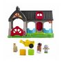 Voir la diapositive 1 : FISHER PRICE FISHER-PRICE Little People-L'écurie des Joyeux Chevaux avec 6 éléments - Fisher-Price - HWR84