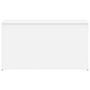 Voir la diapositive 4 : VIDAXL Coffre de rangement Blanc 84x42x46 cm Bois d'ingenierie