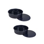 DR.OETKER Ensemble de 2 Moules à manqué et savarin double fond 26 cm Dr. Oetker Back Liebe