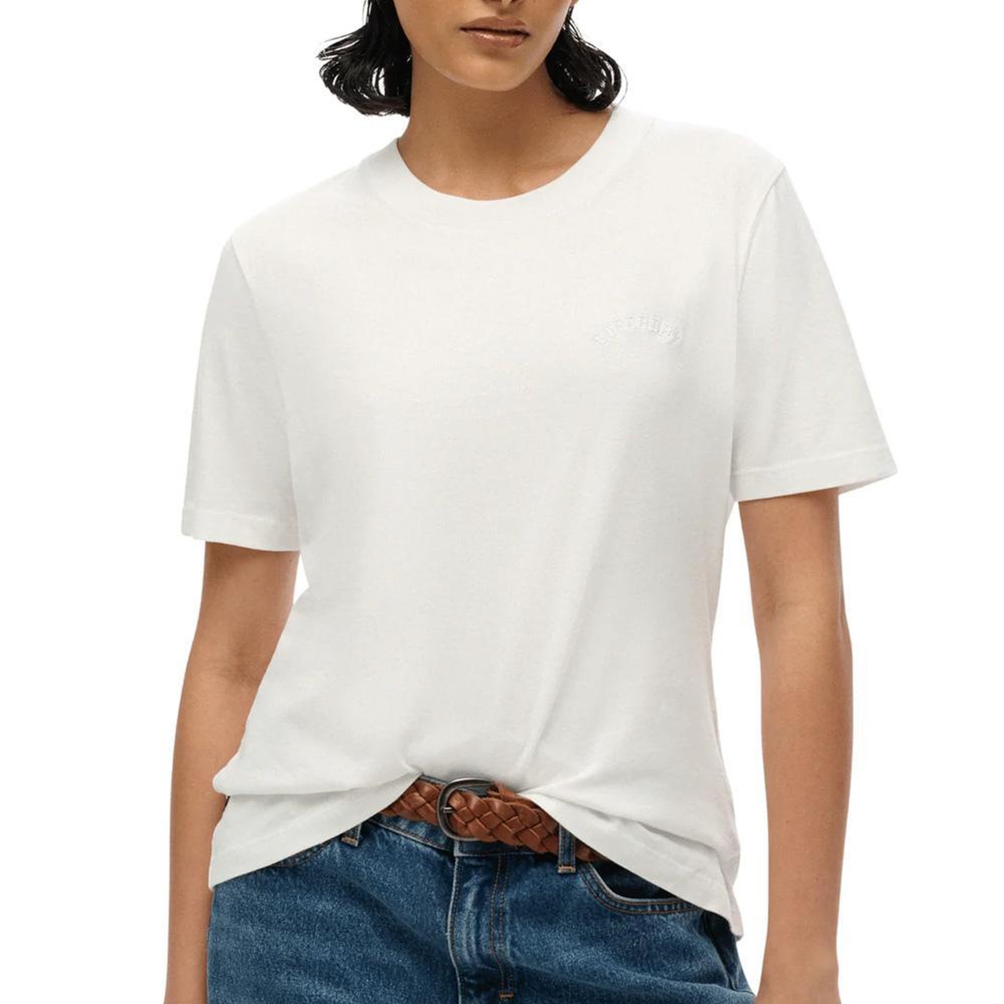 Voir la diapositive 1 : SUPERDRY T-Shirt Blanc Femme Superdry W1011644A