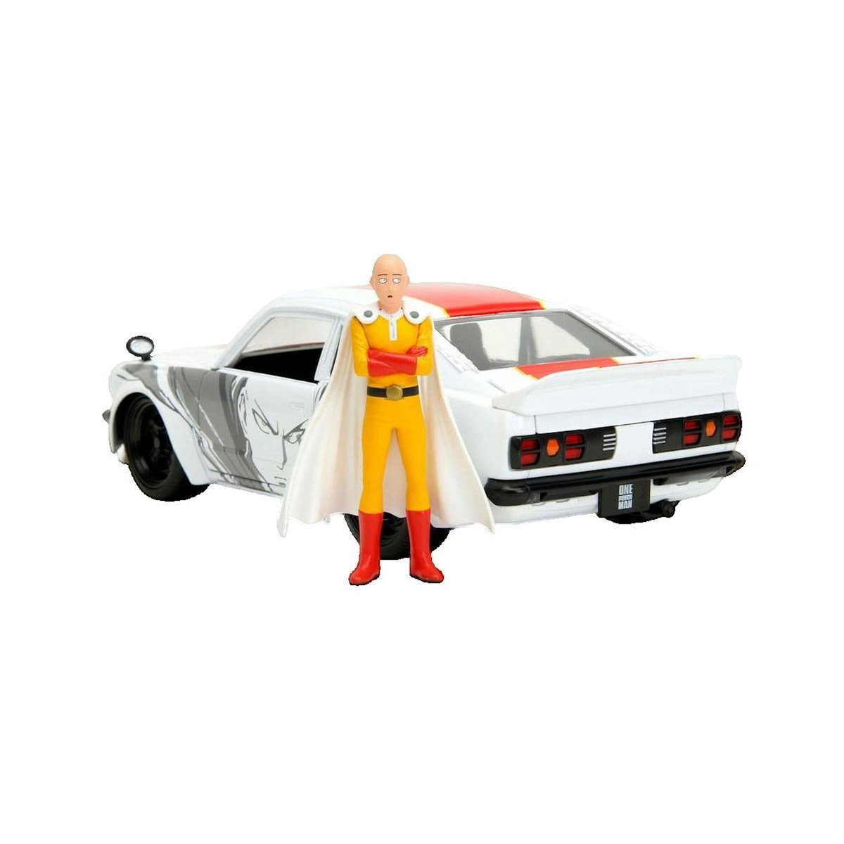 Voiture miniature no-name Mazda RX-3 1974 blanche et jaune