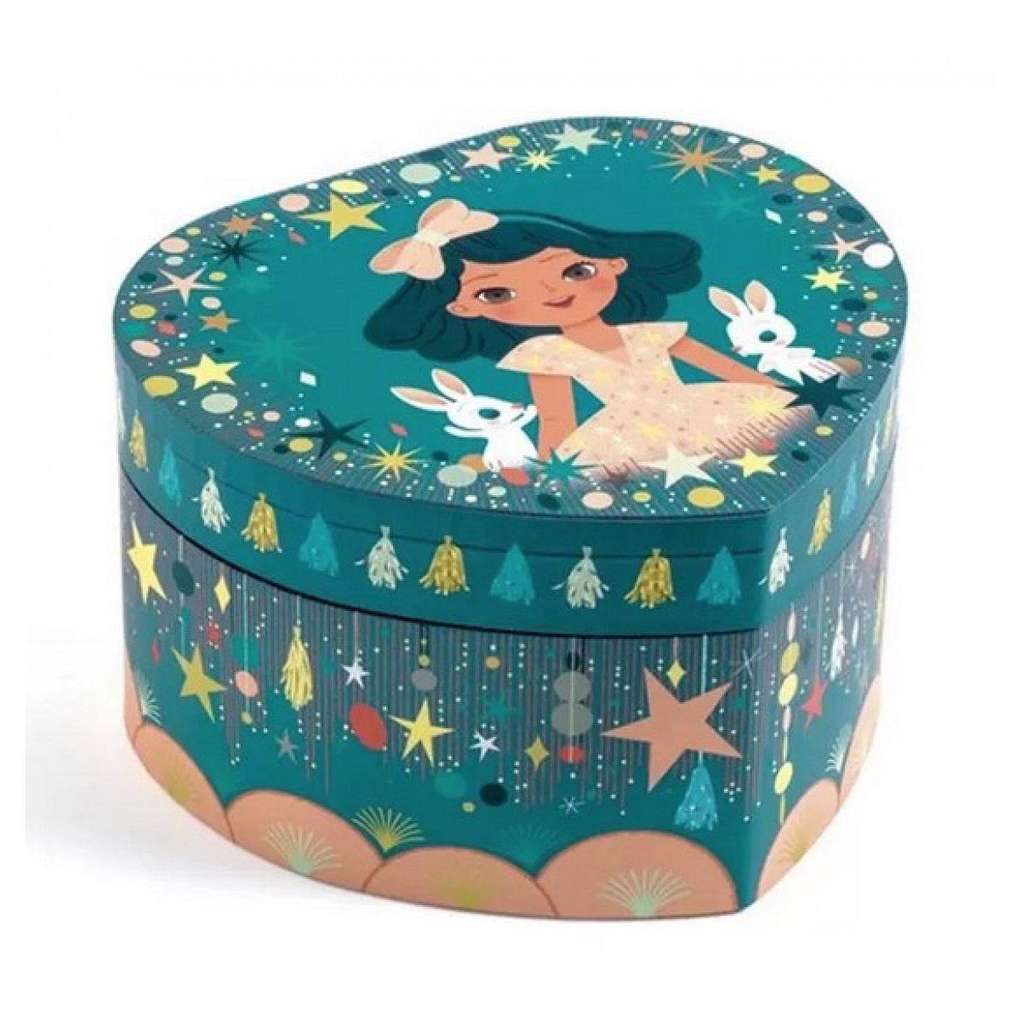 Voir la diapositive 2 : Djeco Boite a musique coffret happy party