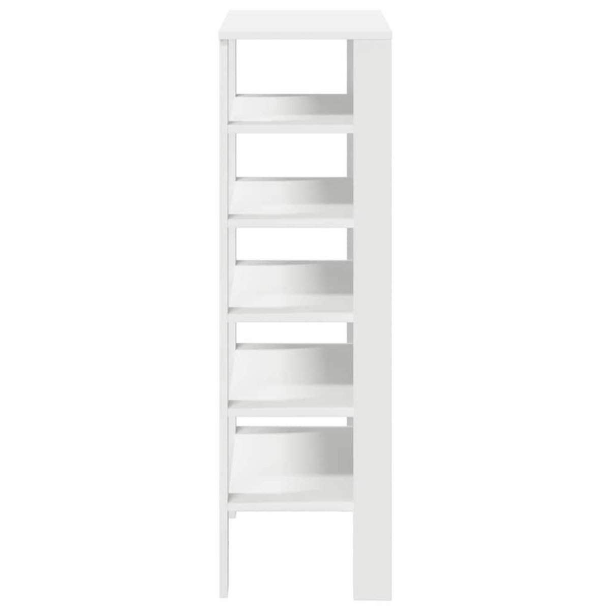 VIDAXL Etagere a chaussures blanc 61x32x105 cm bois d'ingenierie
