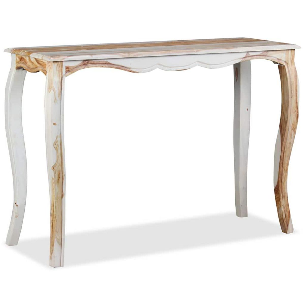 VIDAXL Table console Bois massif 110x40x76 cm