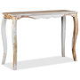 Voir la diapositive 4 : VIDAXL Table console Bois massif 110x40x76 cm