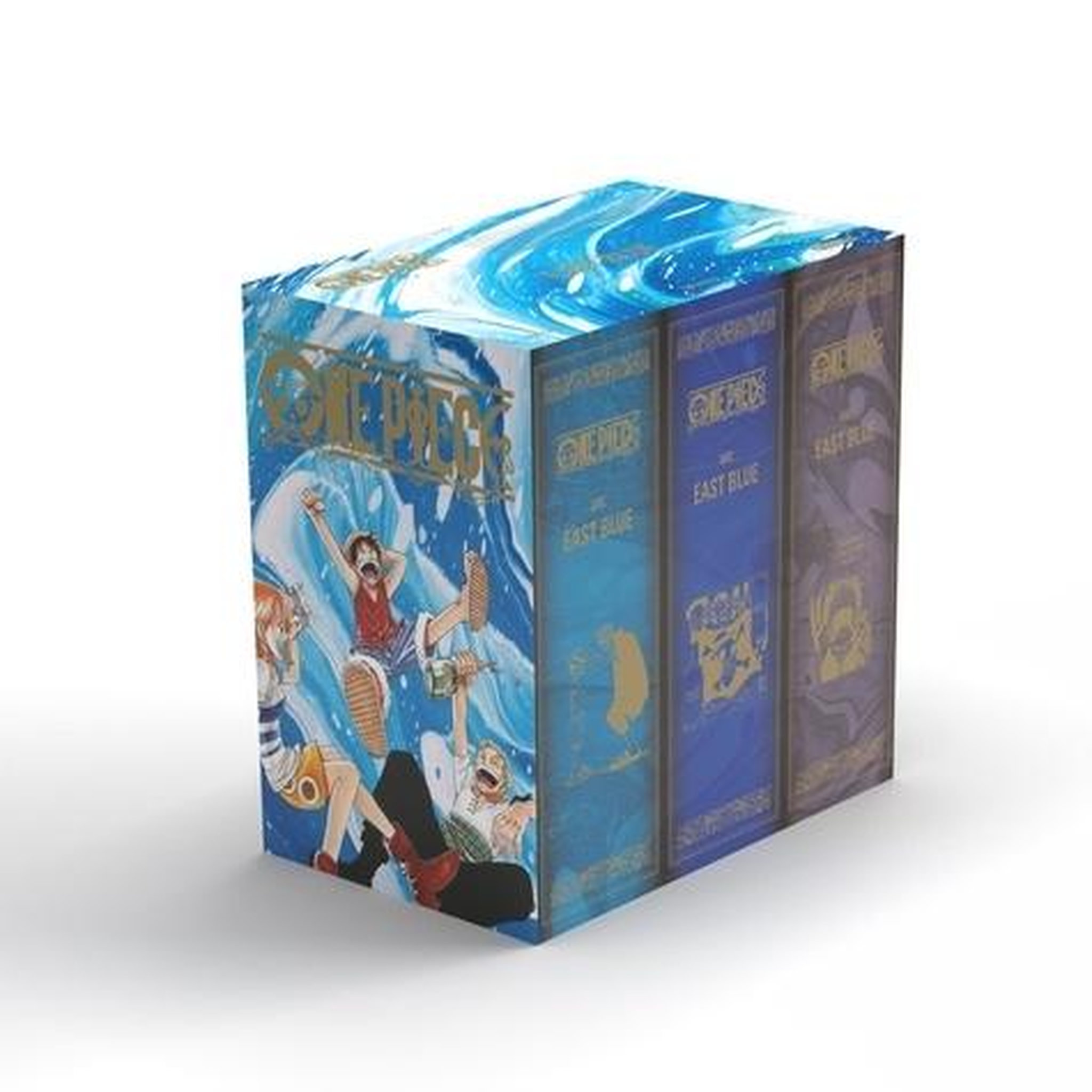 ONE PIECE : COFFRET VIDE ARC EAST BLUE POUVANT ACCUEILLIR LES TOMES 1 A 12, Oda Eiichirô