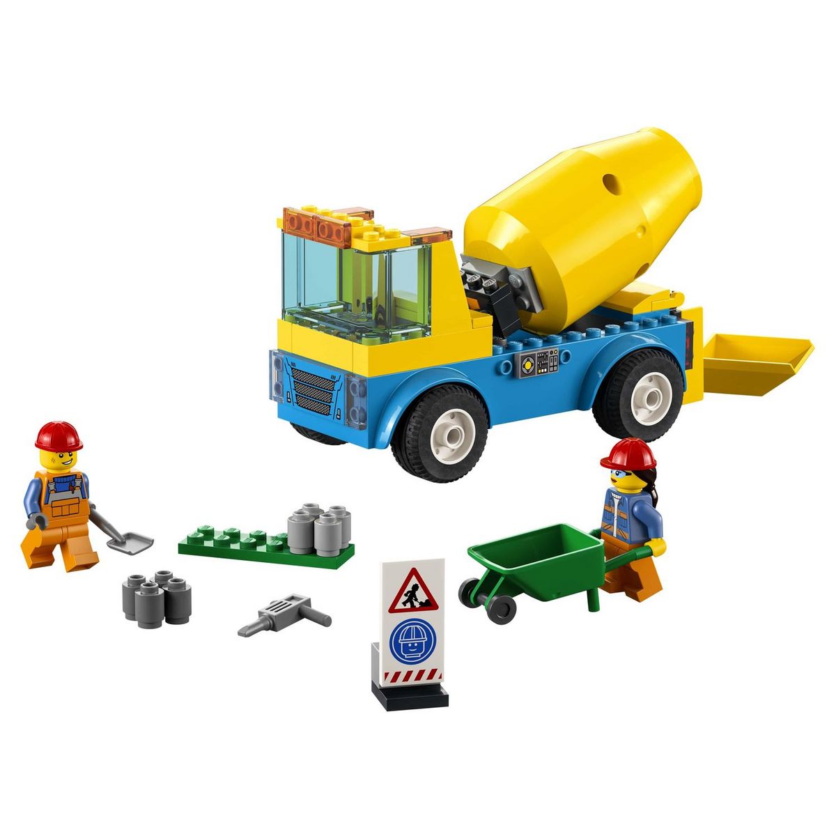 LEGO City Great Vehicles 60325 - Le Camion Bétonnière Jouet Véhicules de Construction
