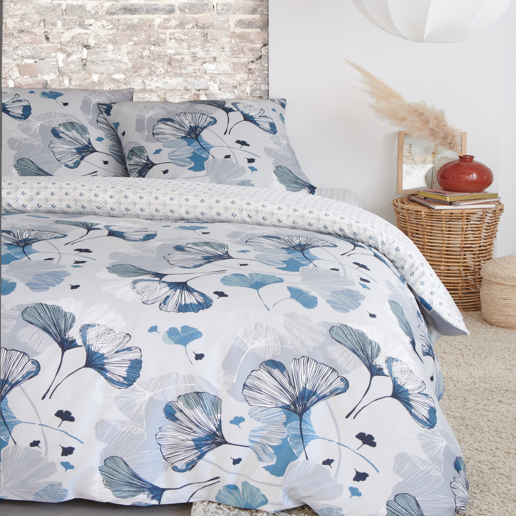 Parure housse de couette fantaisie en microfibre YEN