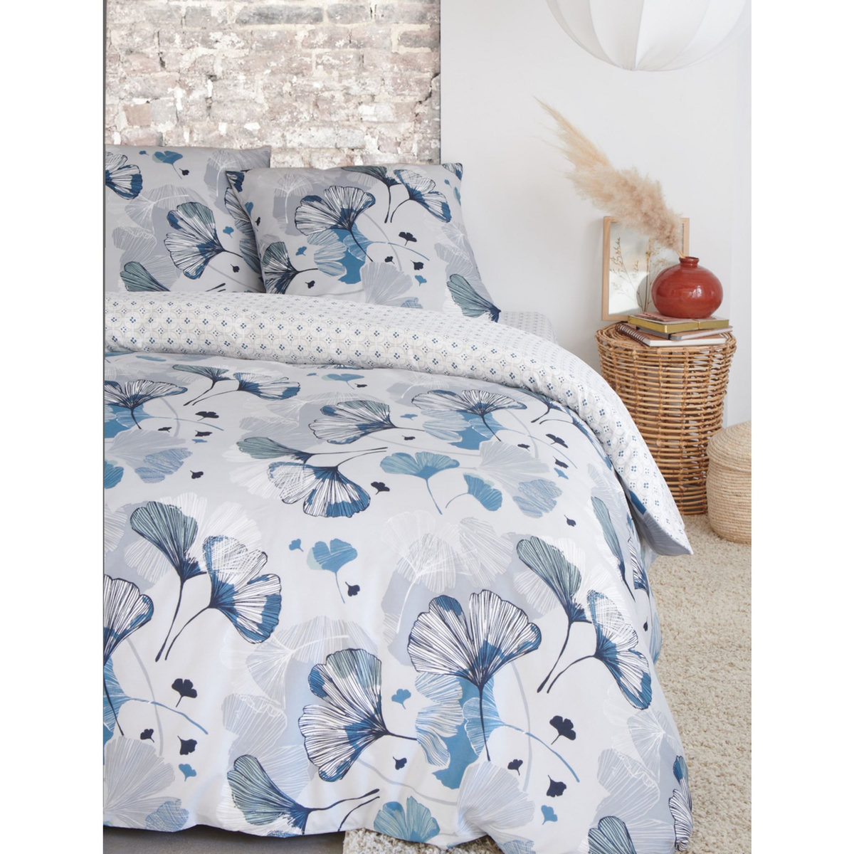 Parure housse de couette fantaisie en microfibre YEN