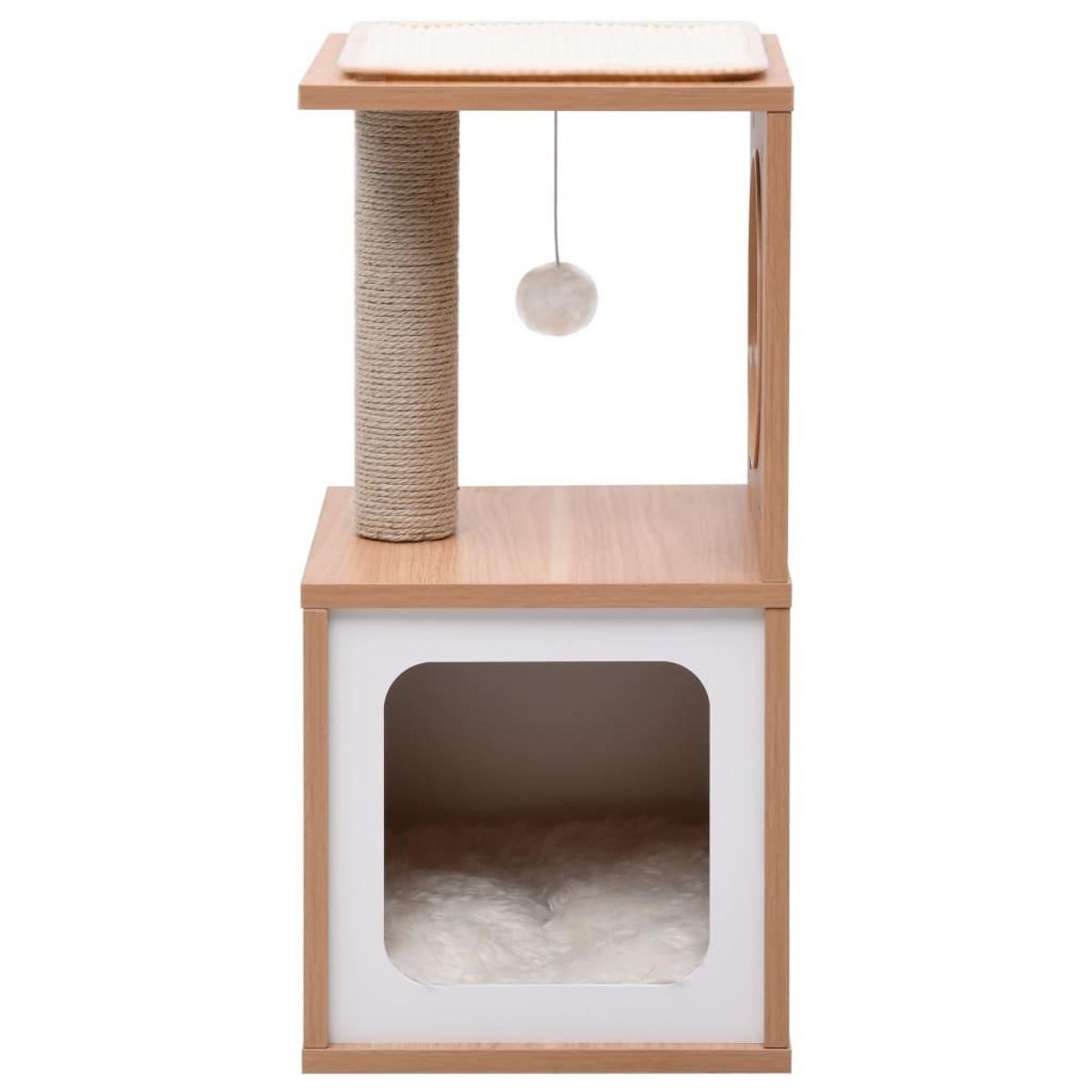 VIDAXL Arbre a chat avec tapis a gratter en sisal 60 cm