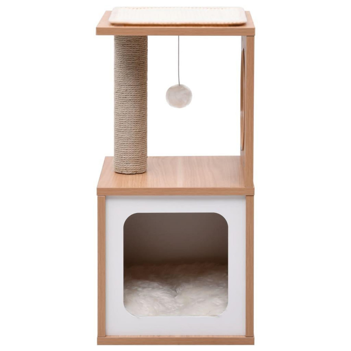 VIDAXL Arbre a chat avec tapis a gratter en sisal 60 cm