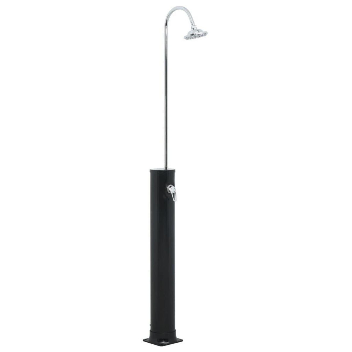 VIDAXL Douche solaire Noir 214 cm 20 L